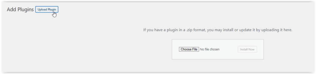 A picture of wordpress plugins page, showing what to click on when adding a new plugin